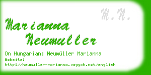marianna neumuller business card